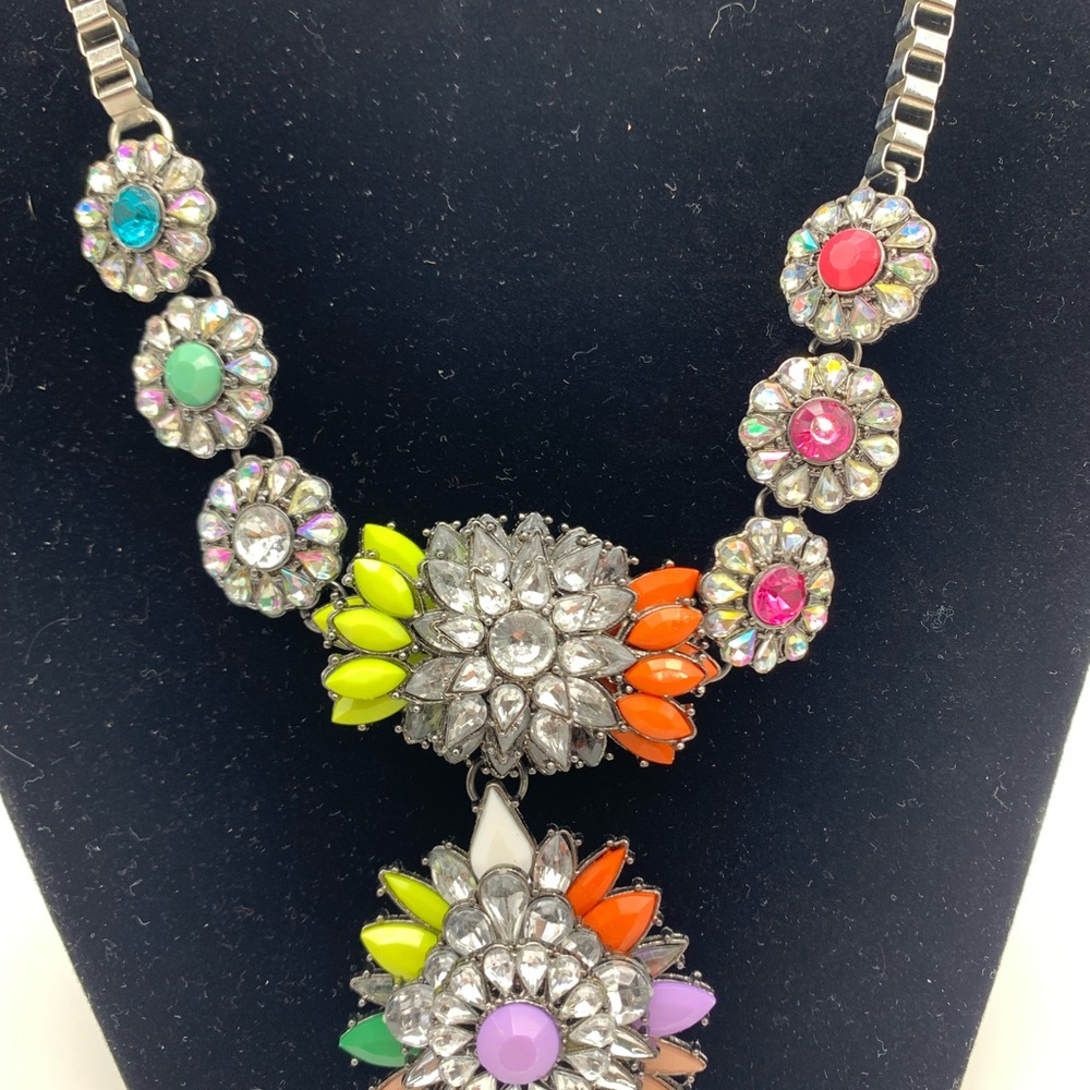 Glamorous Large Rainbow Bright Grannycore Stateme… - image 5